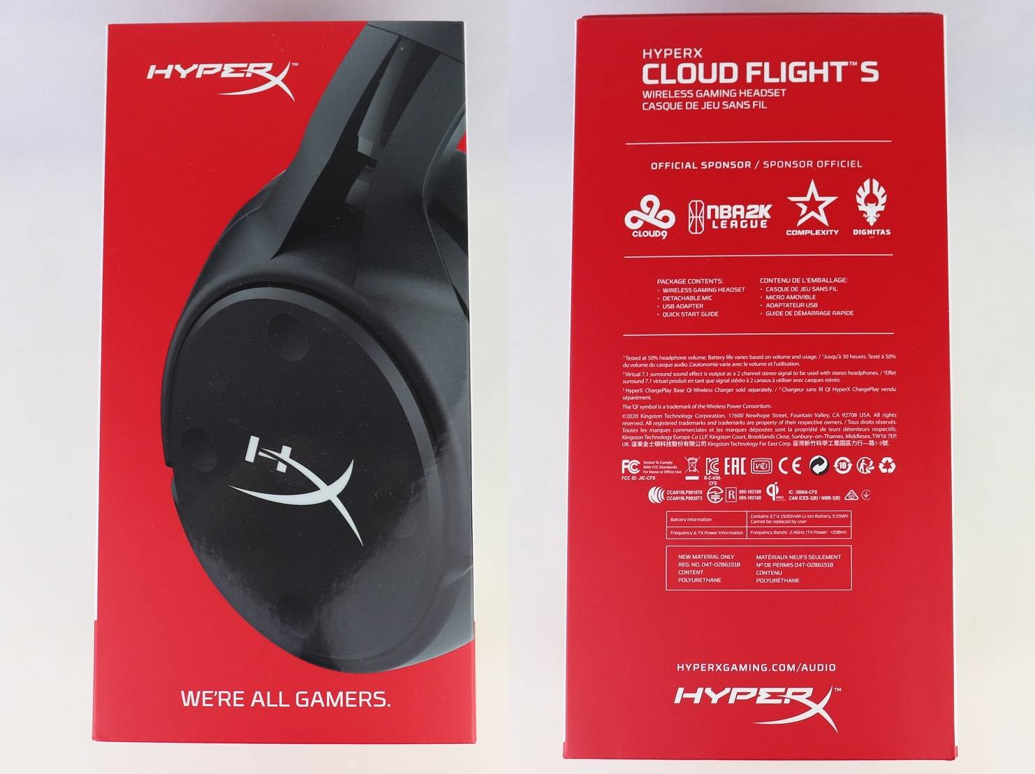 HyperX Cloud Flight S無線電競耳機