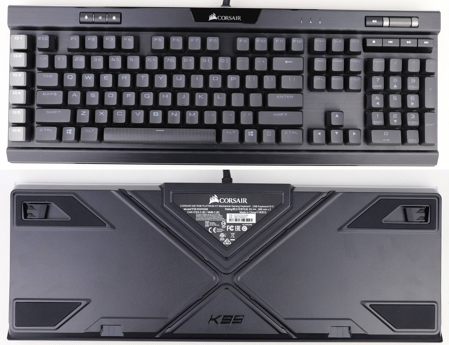 Corsair K95 RGB PLATINUM XT機械鍵盤