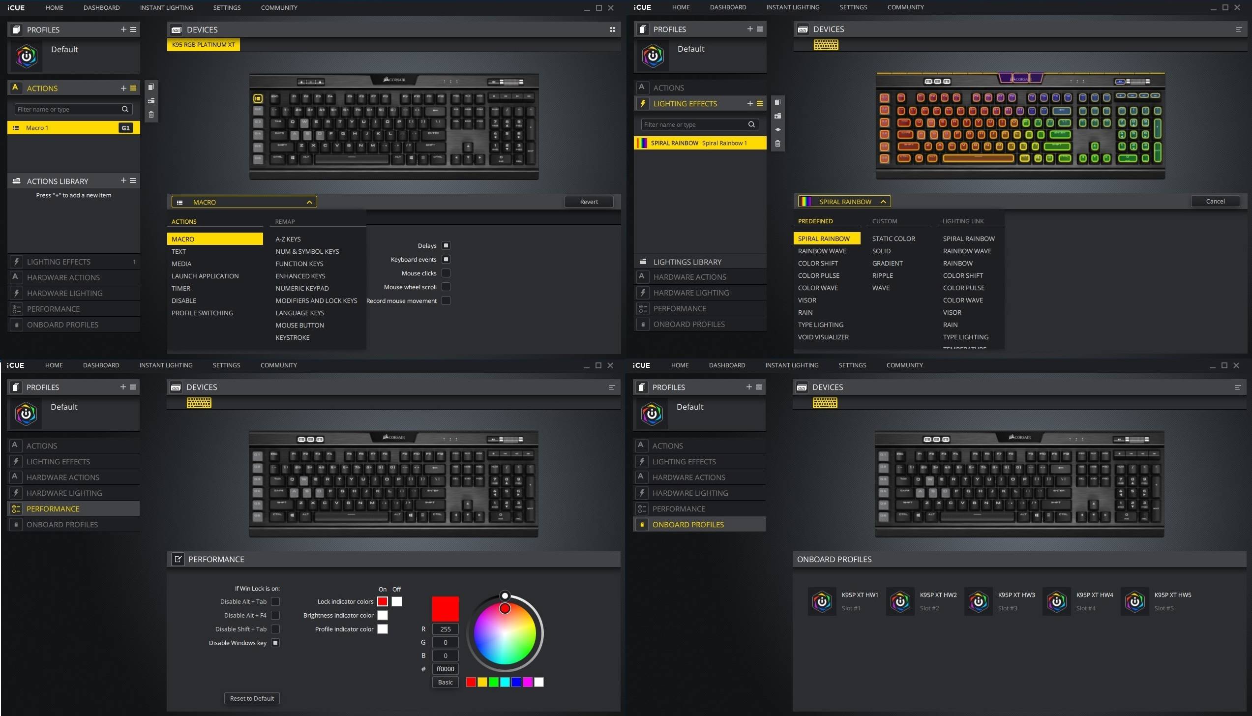 Corsair K95 RGB PLATINUM XT機械鍵盤