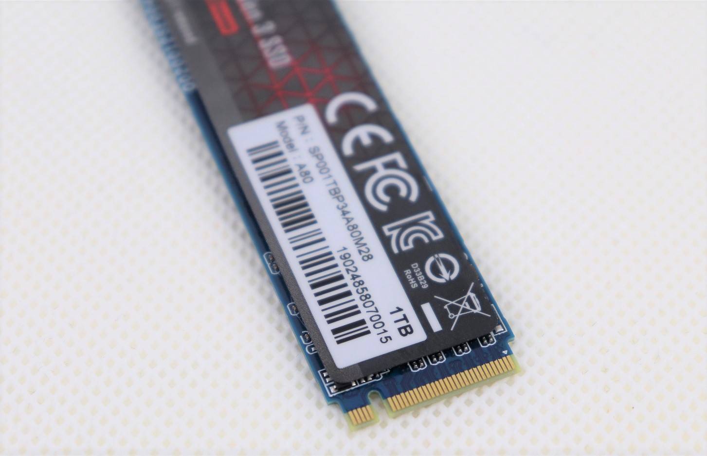 廣穎電通Silicon Power P34A80 PCIe NVMe SSD固態硬碟