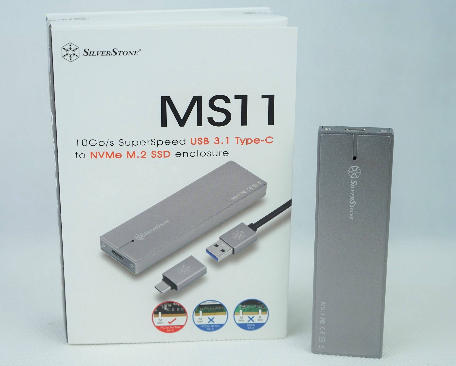 銀欣SilverStone MS11 M.2 SSD固態硬碟外接盒