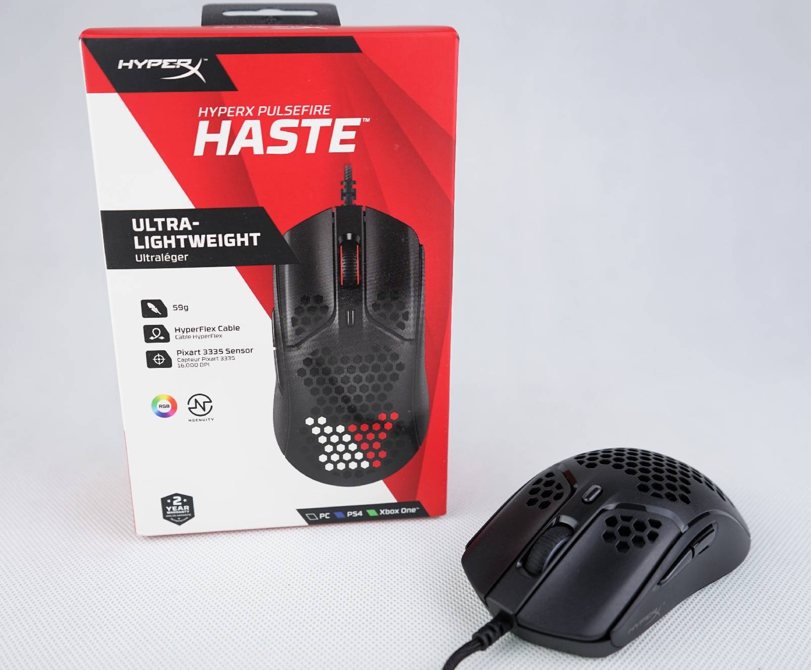 HyperX Pulsefire Haste RGB電競滑鼠