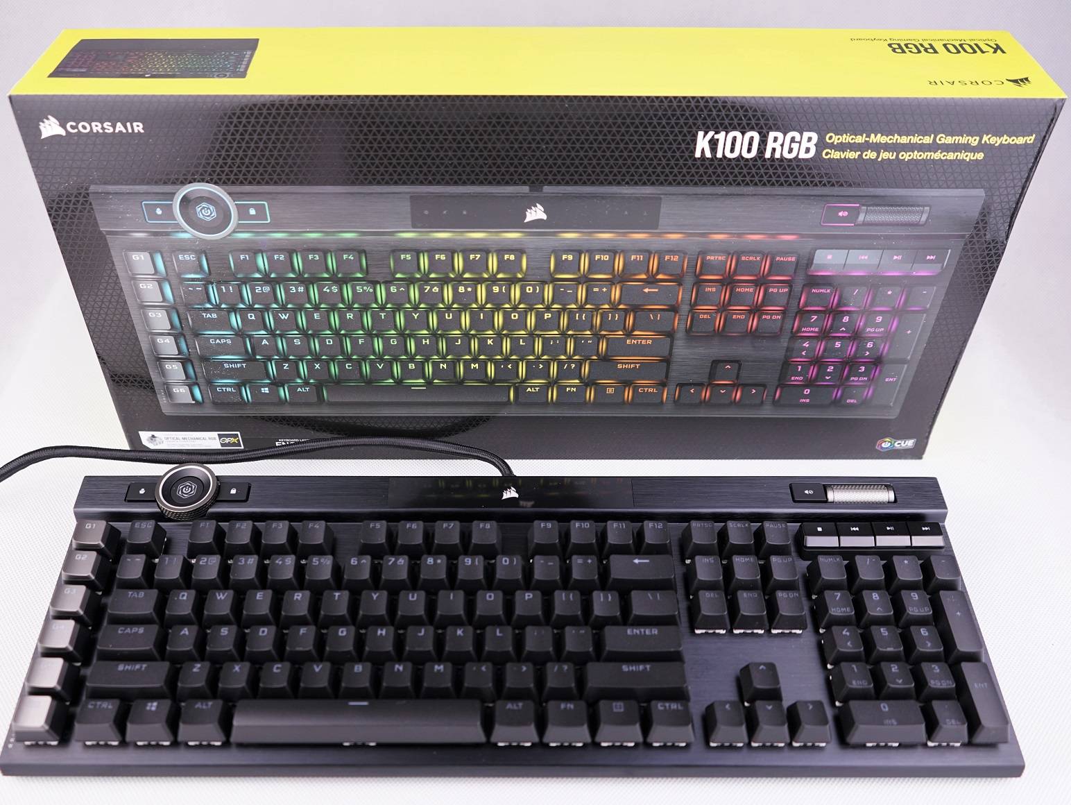 海盜船Corsair K100 RGB機械鍵盤
