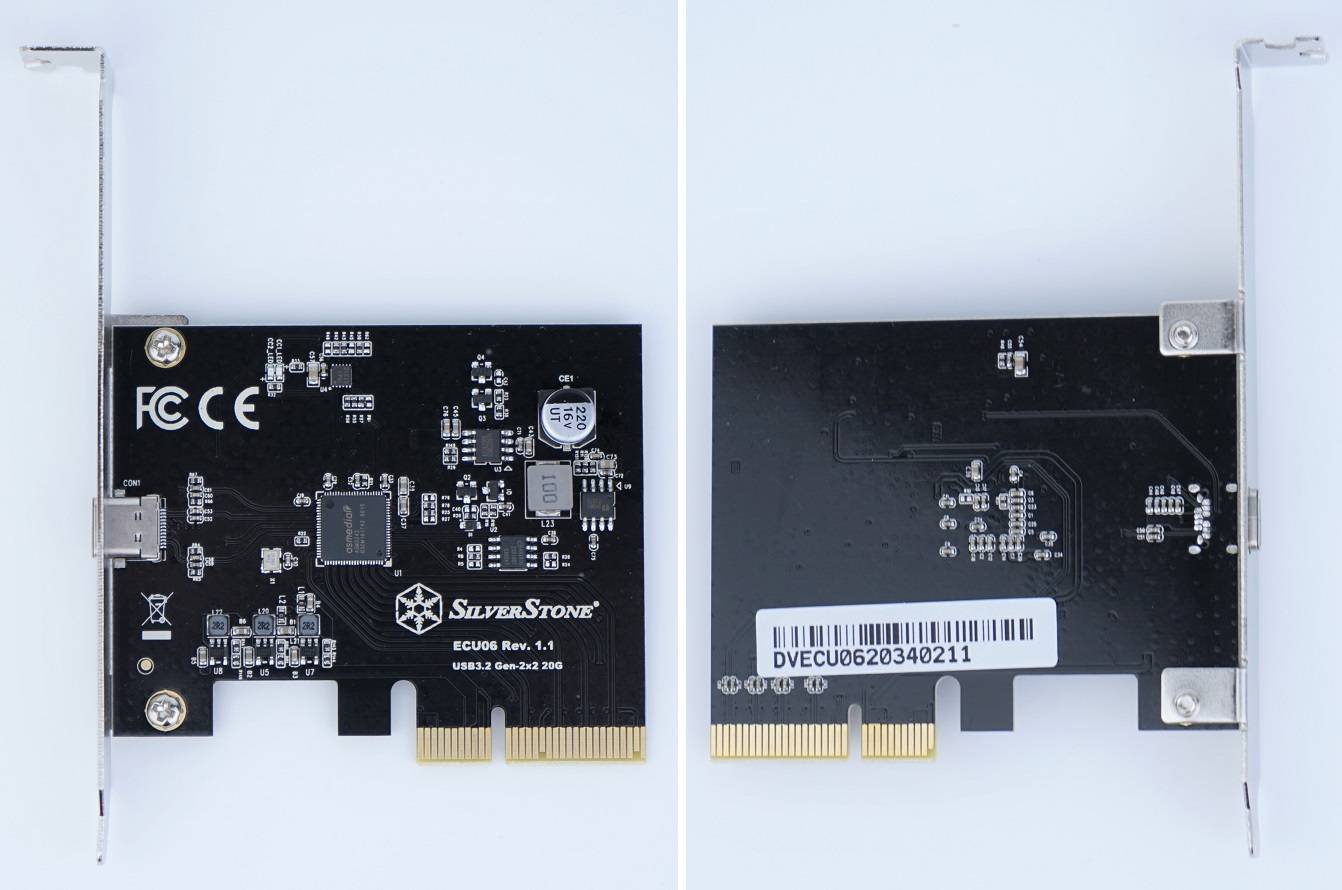 SilverStone ECU06 USB 3.2 Gen2x2 PCIe擴充卡