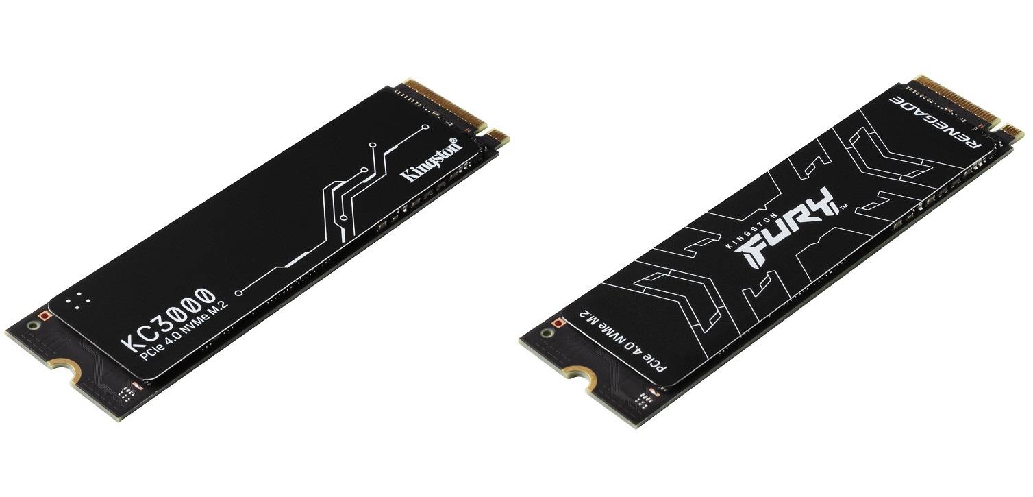 Kingston KC3000和FURY Renegade PCIe 4.0 NVMe SSD固態硬碟