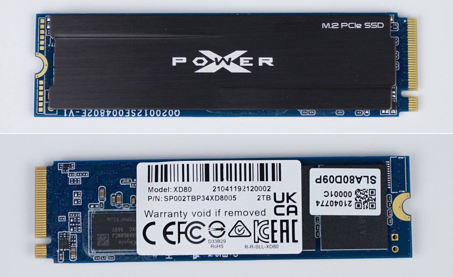 廣穎電通Silicon Power XD80 PCIe NVMe SSD固態硬碟