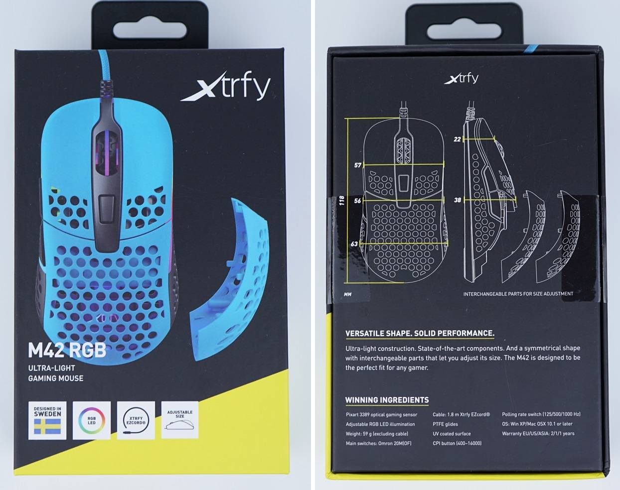 Xtrfy M42 RGB電競滑鼠