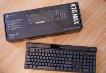 海盜船Corsair K70 MAX RGB機械鍵盤 – 開箱和評測 海盜船Corsair K70 MAX RGB機械鍵盤